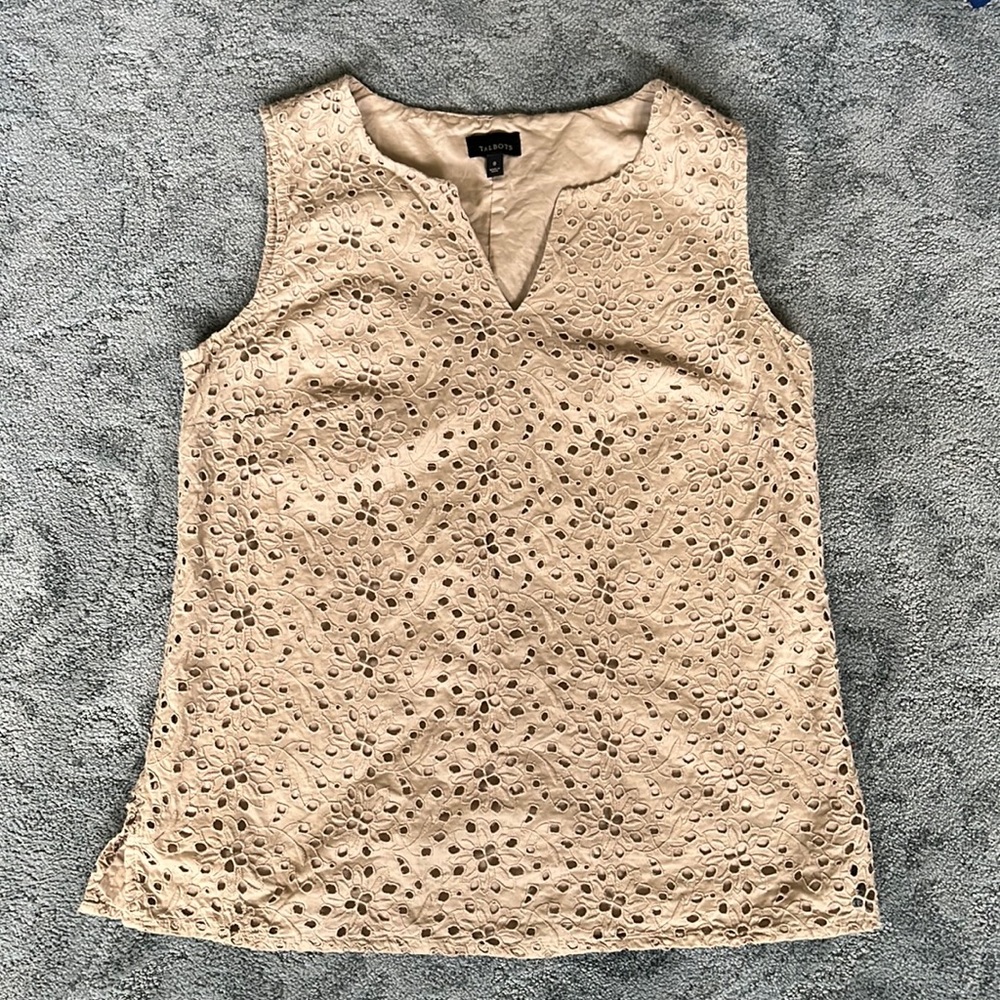 Talbots eyelet tank